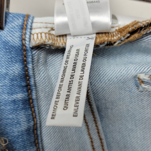 Madewell The Perfect Vintage Jeans High Rise Raw Hem Size 24 NWOT - Picture 8 of 13